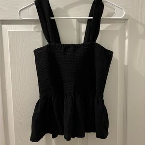 Madewell peplum tank top